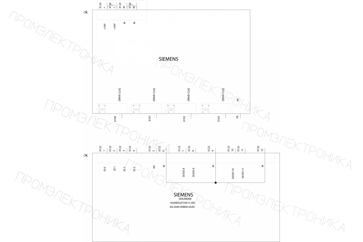 Siemens 6SL3040-0NB00-0AA0 — промышленный компонент