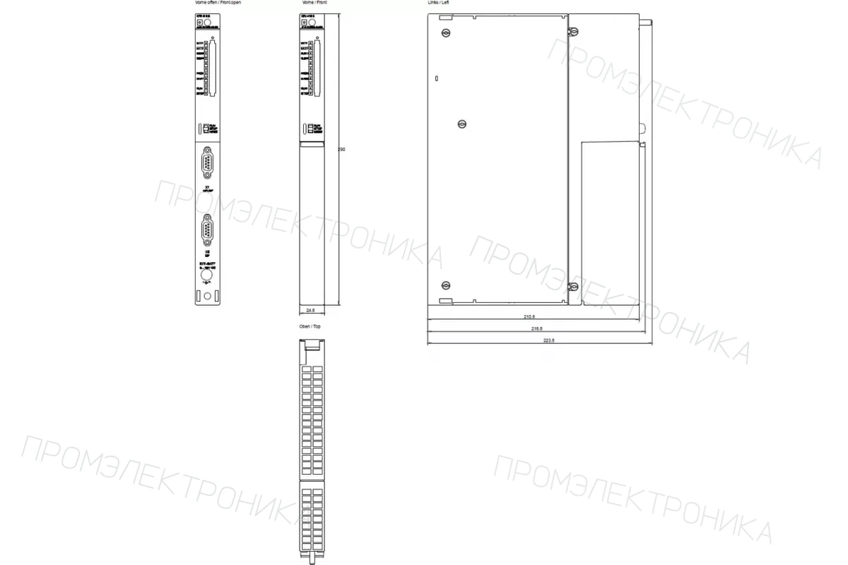 Siemens 6ES7416-3ER05-0AB0 — промышленный компонент