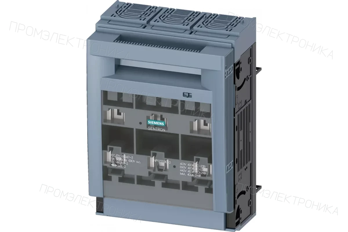 Siemens 3NP1143-1JC23 — Установка на монтажной панели