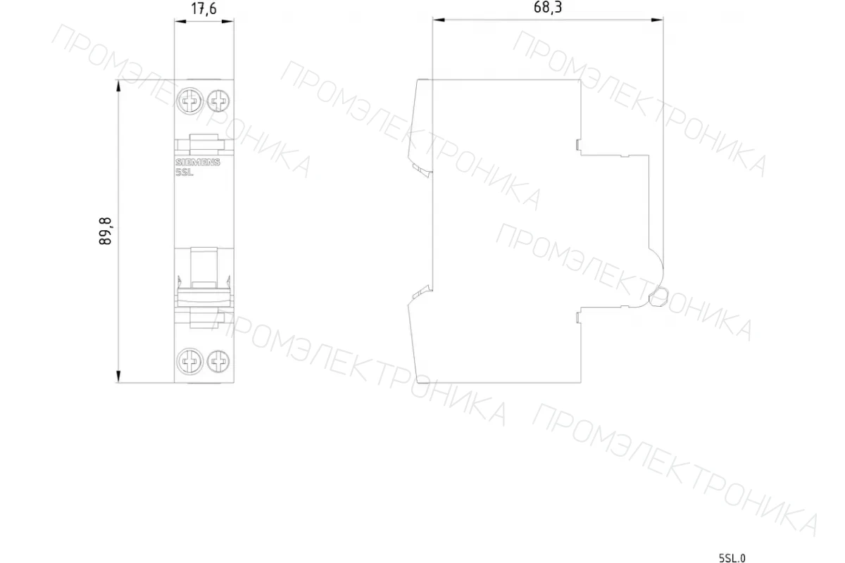 Siemens 5SL4640-7CC — компонент энергетического оборудования