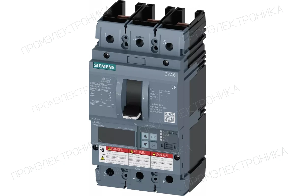 Siemens 3VA6210-5JT41-2AA0 — Автоматический выключатель