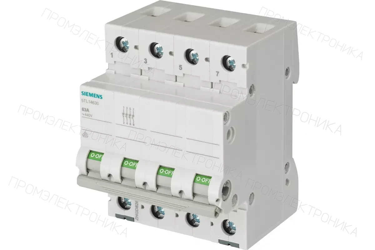 Siemens 5TL1463-0 — Выключатели 5TL1 ВКЛ/ВЫКЛ