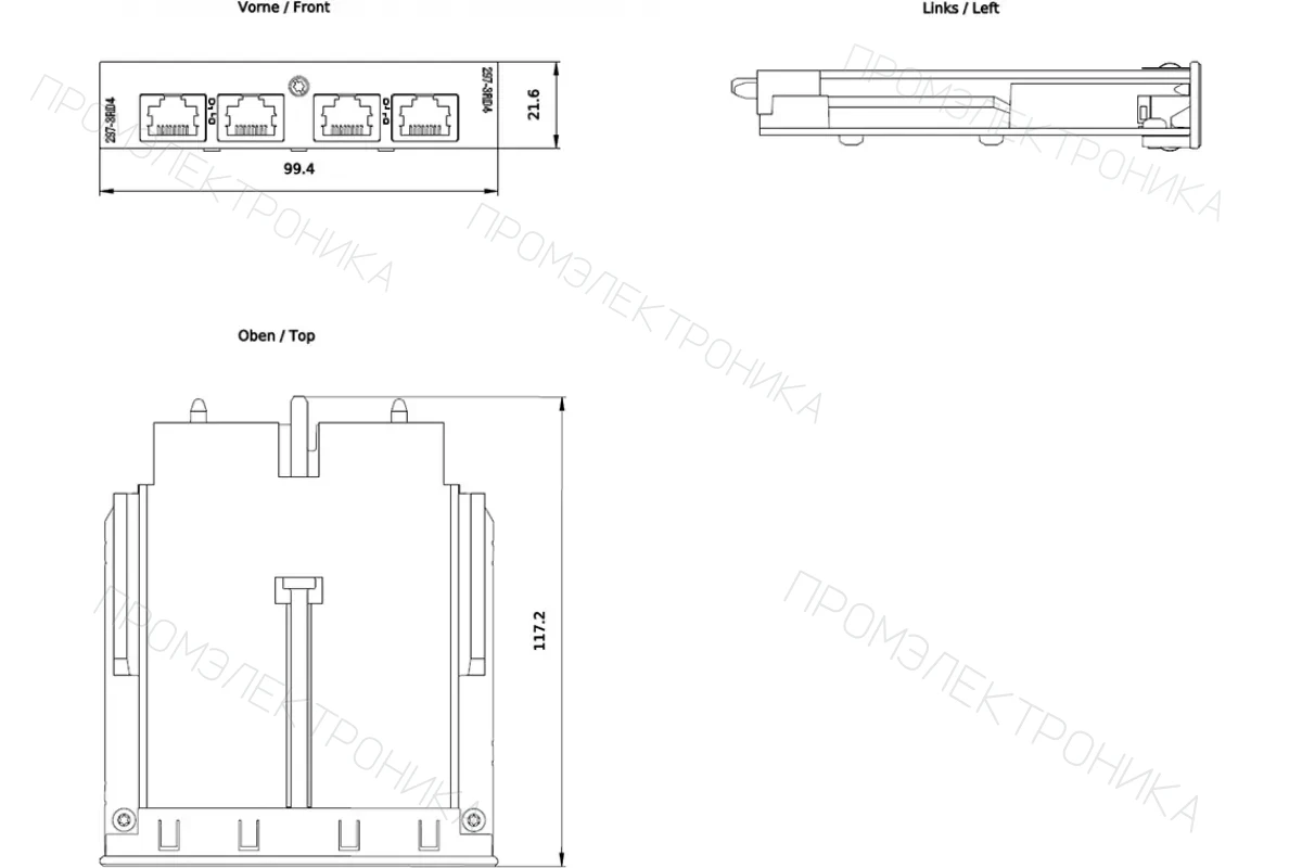 Siemens 6GK6297-8SB00-2AA1 — компонент промышленной автоматизации