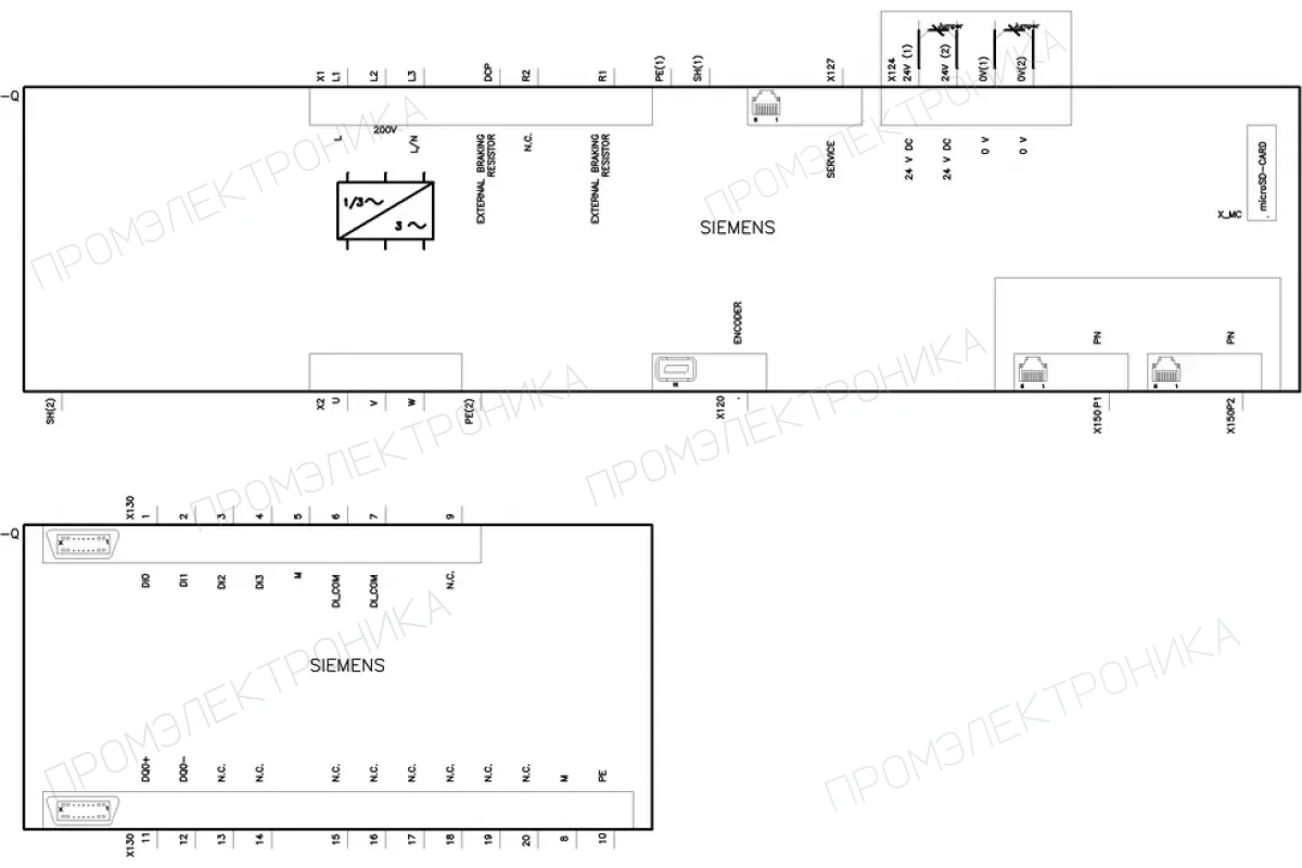 Siemens 6SL5610-1BB10-4AA0 — промышленный компонент
