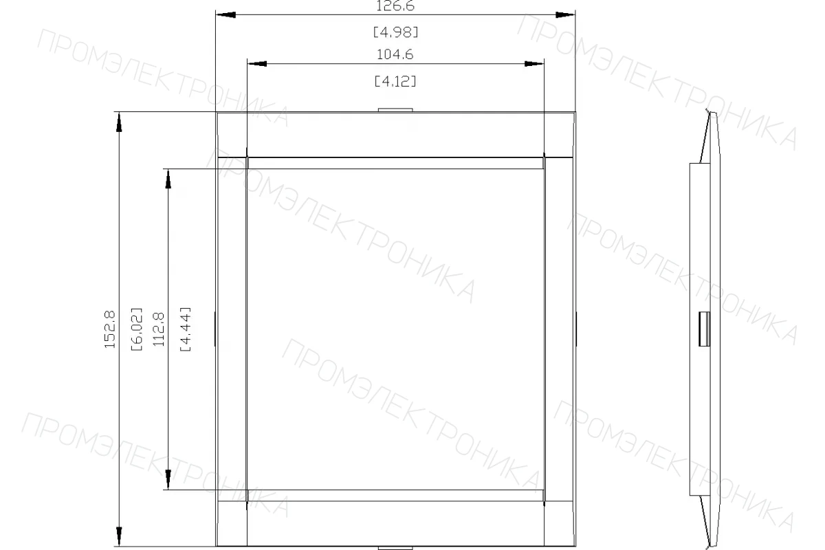 Siemens 3VA9233-0QE00 — Задний плоский контакт