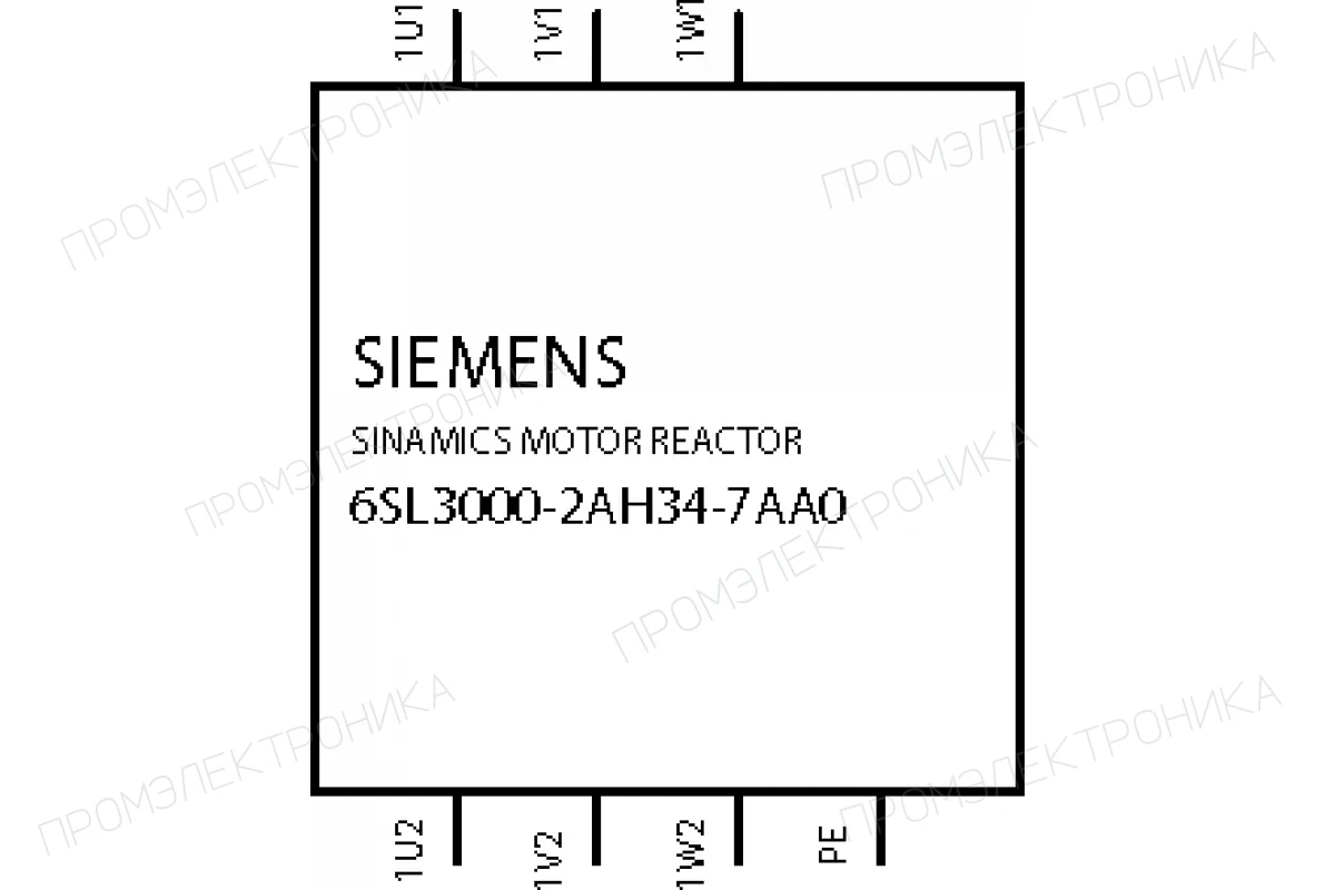 Siemens 6SL3000-2AH34-5AA0 — Sinamics motor reactor for силовой модуль/motor module