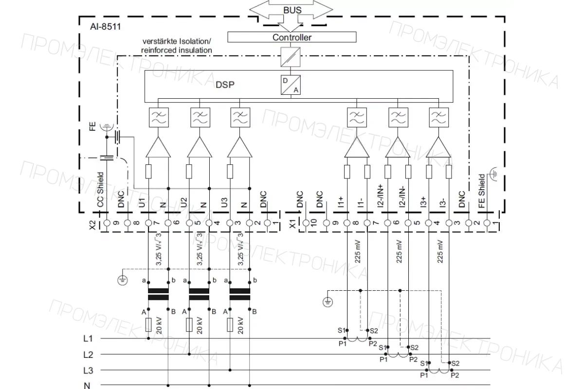 Siemens 6MF2851-1AA00 — AI-8511 аналоговый вход