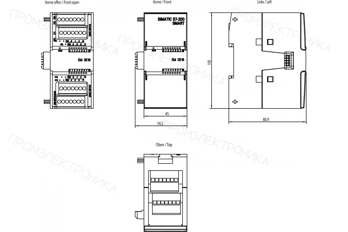 Siemens 6ES7288-2DE16-0AA1 — промышленный компонент
