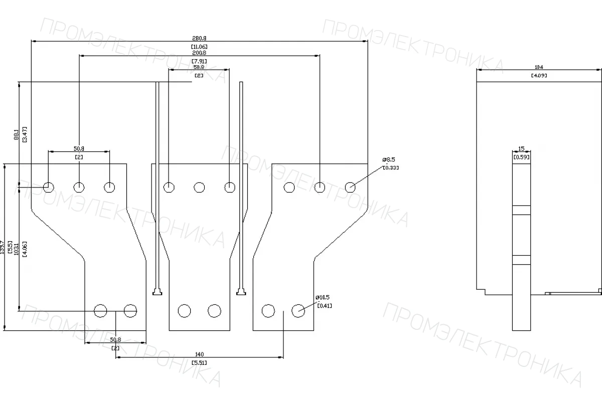 Siemens 3VA9673-0QC00 — Расширительная соед