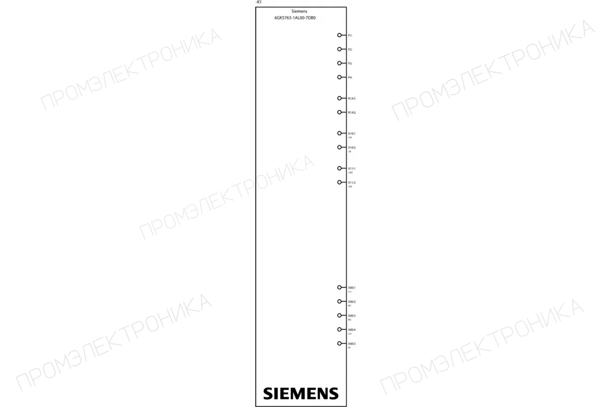 Siemens 6GK5763-1AL00-3DB0 — компонент промышленной автоматизации