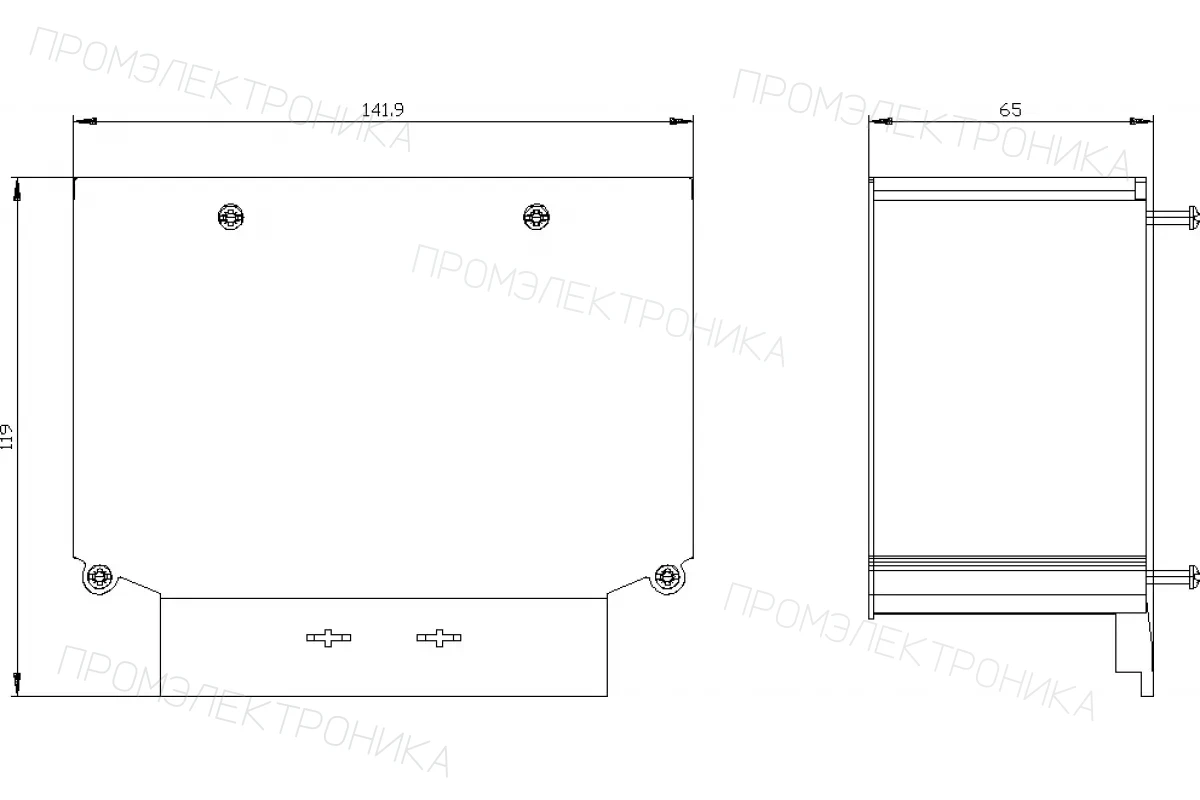 Siemens 3VA9154-0KB04 — Крышка клеммника длинн