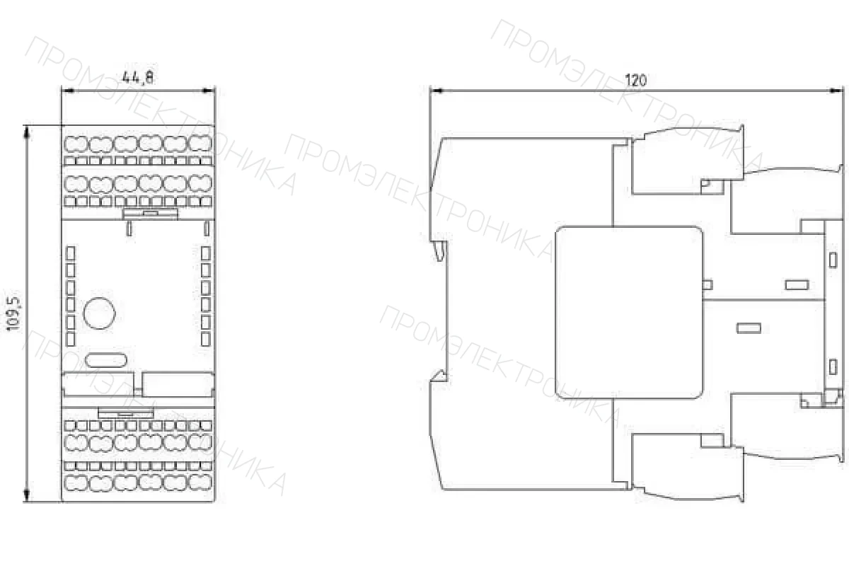 Siemens 3RK1405-1SE15-0AA2 — Модуль as-interface safe slimline