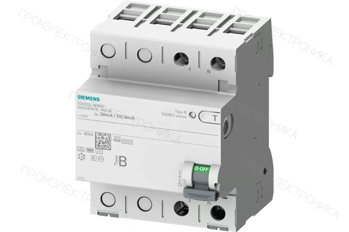 Siemens 5SV3324-6KK60 — УЗО - устройства защитного отключения