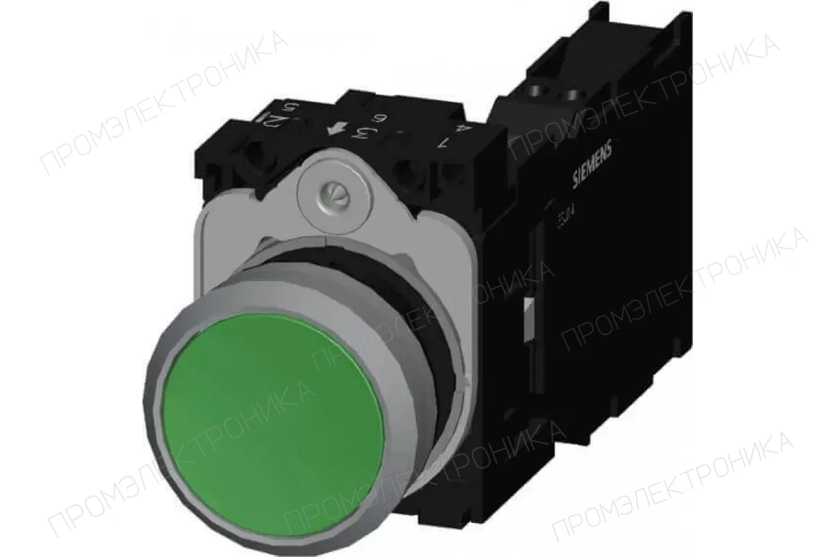 Siemens 3SU1130-0AB50-1BA0 — Кнопка