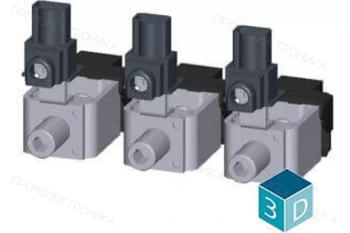 Siemens 3VA9143-0JH12 — Рамочная клемма с отводом напряжения для вспомогательных проводов