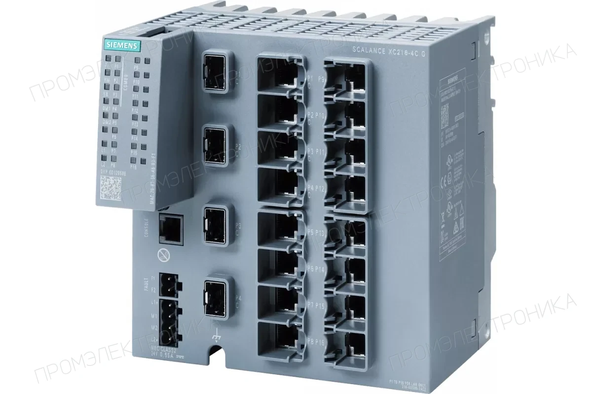 Siemens 6GK5216-0HA00-2AS6 — Scalance xp216 промышленный управляемый ie коммутатор