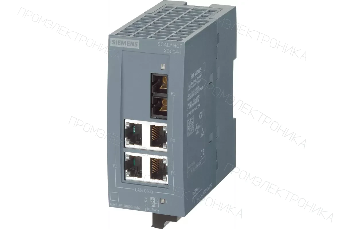 Siemens 6GK5004-1BD00-1AB2 — Неуправляемые коммутаторы SCALANCE XB-000