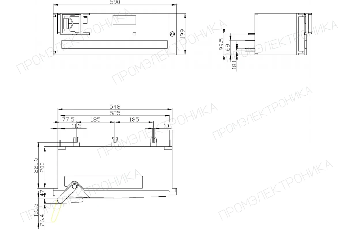 Siemens 3NJ6333-3AA00-0AA0 — компонент энергетического оборудования