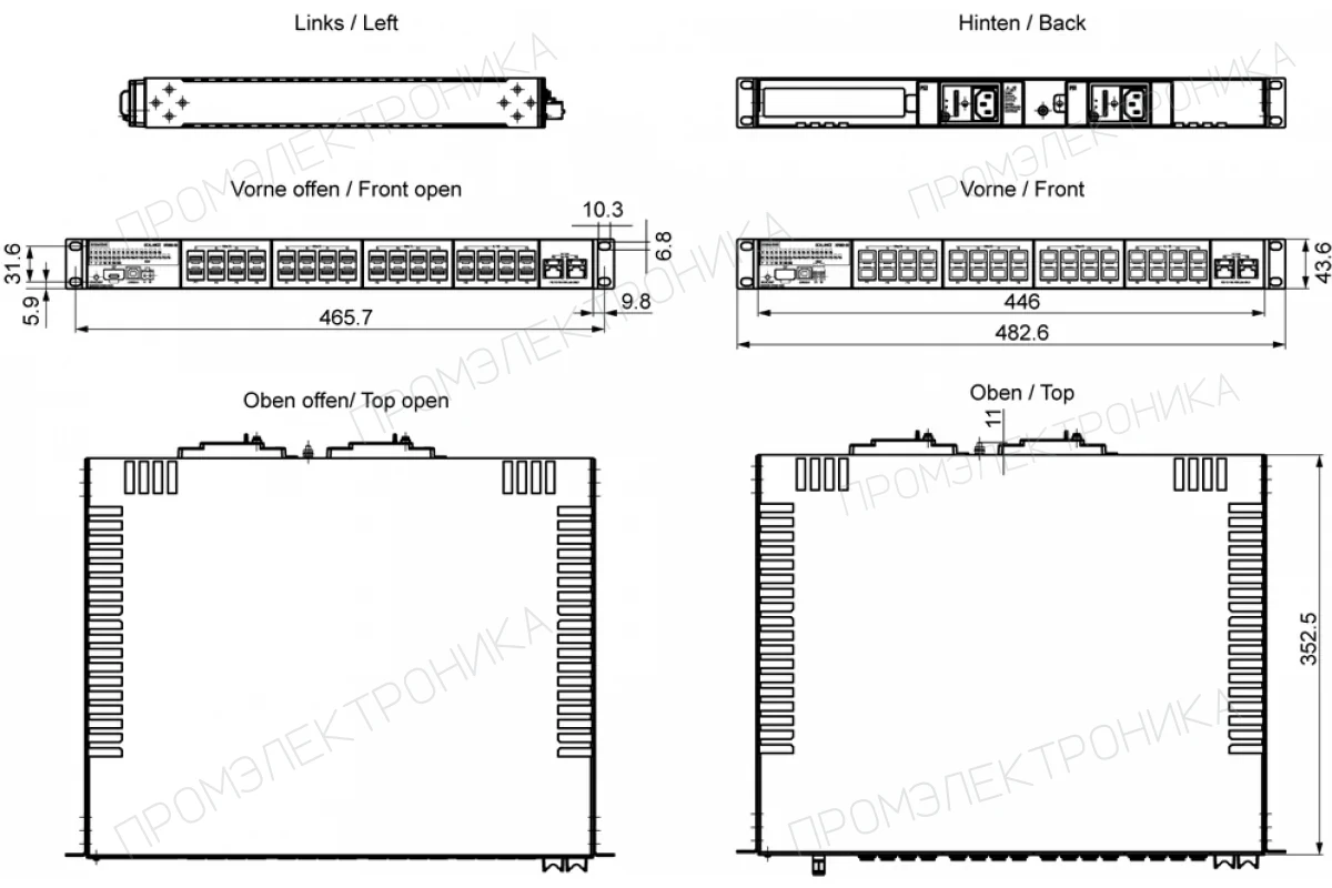 Siemens 6GK5334-5TS00-4AR3 — Управляемые коммутаторы SCALANCE XR-300