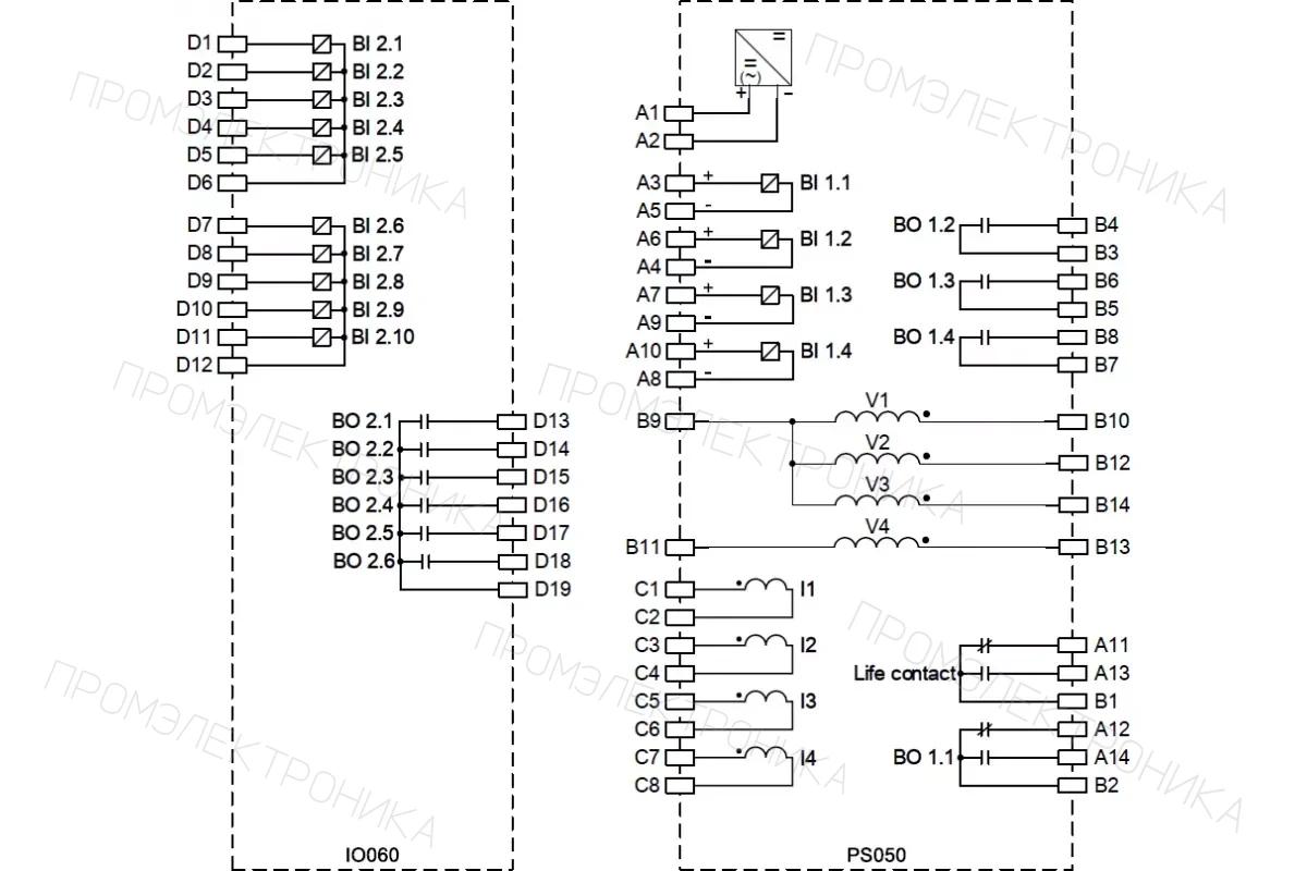 Siemens 7SX8000-3BB50-1CA0 — компонент энергетического оборудования