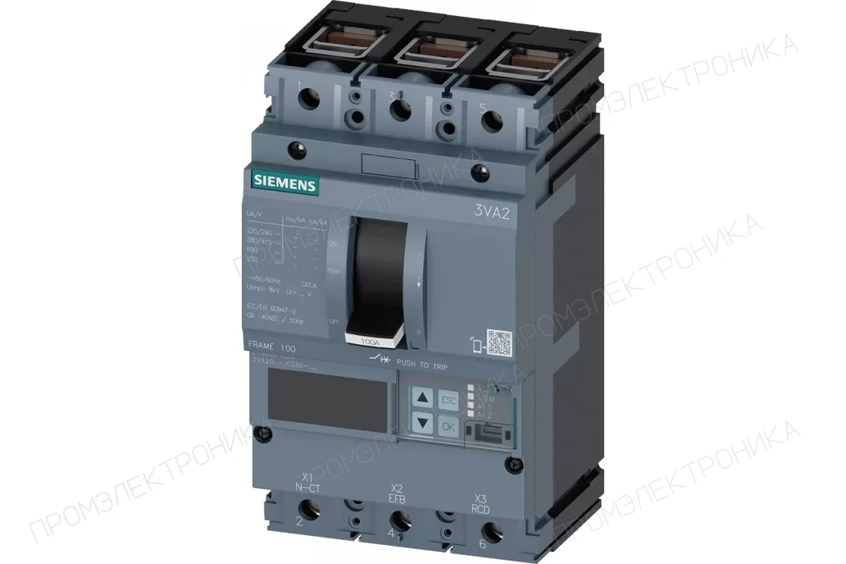 Siemens 3VA2010-5KP32-0AD0 — Выключатель в литом корпусе