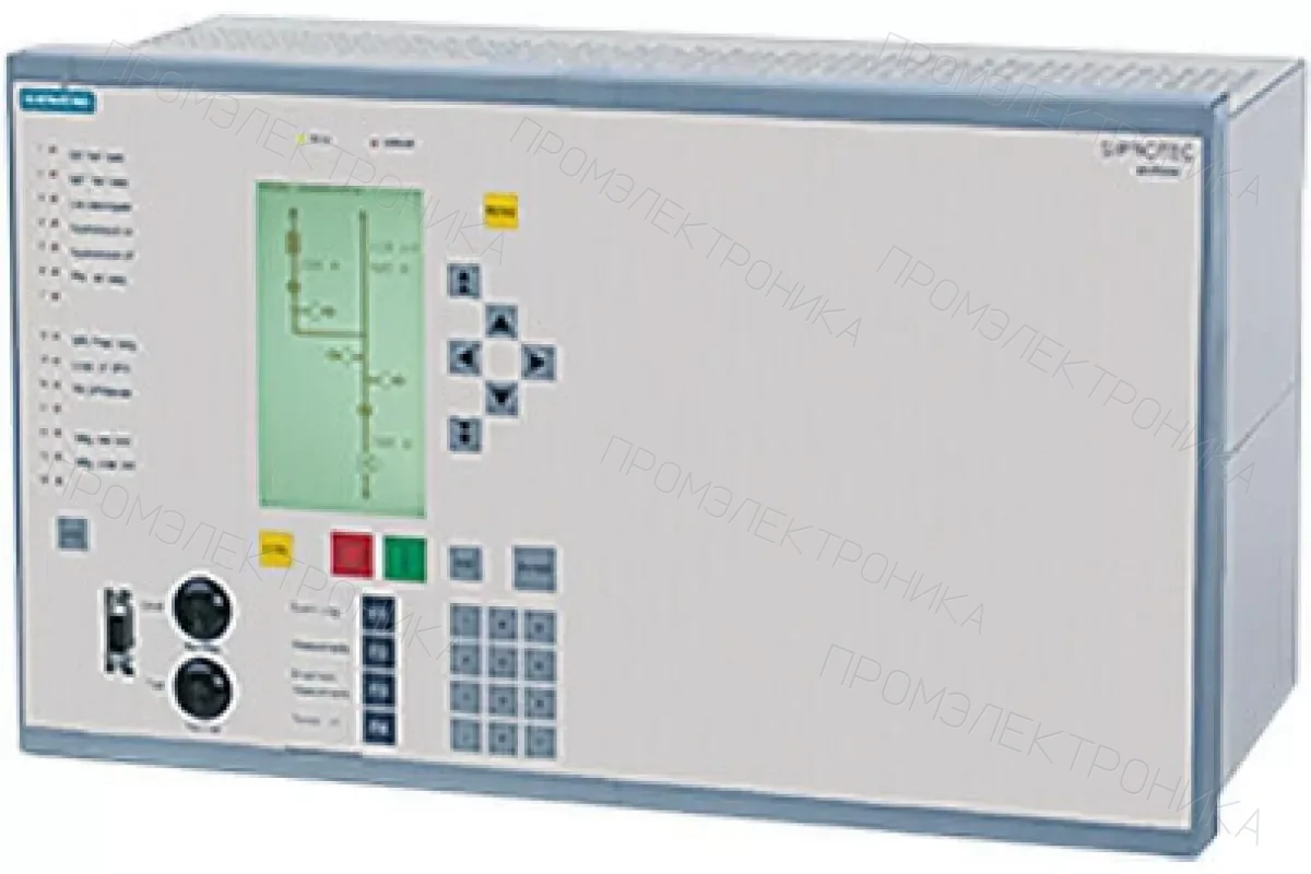 Siemens 7UT613.-.B...-.... — SIPROTEC 7UT613 - 12xI 4xU, текстовый дисплей, 3-обмоточные трансформаторы, сборные шины