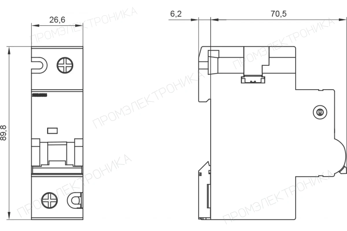 Siemens 5SM3748-6 — УЗО - устройства защитного отключения