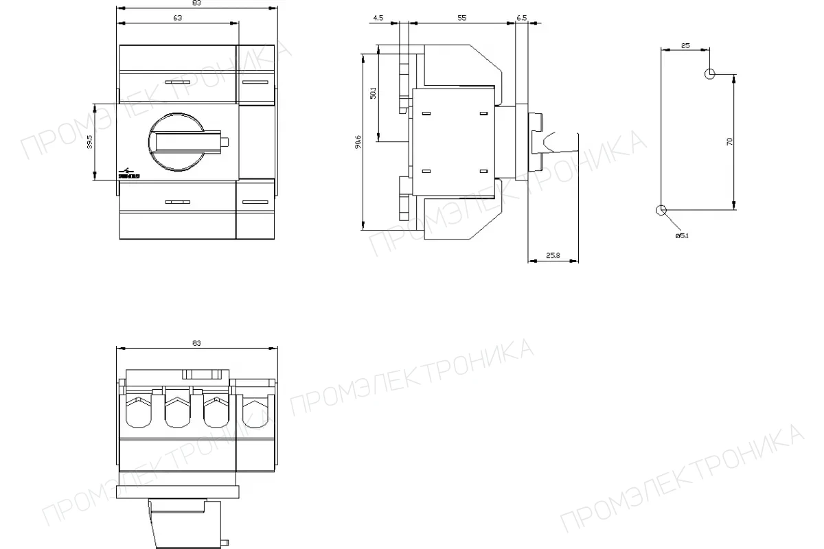 Siemens 3KD0140-2KG20-3 — Базовые блоки
