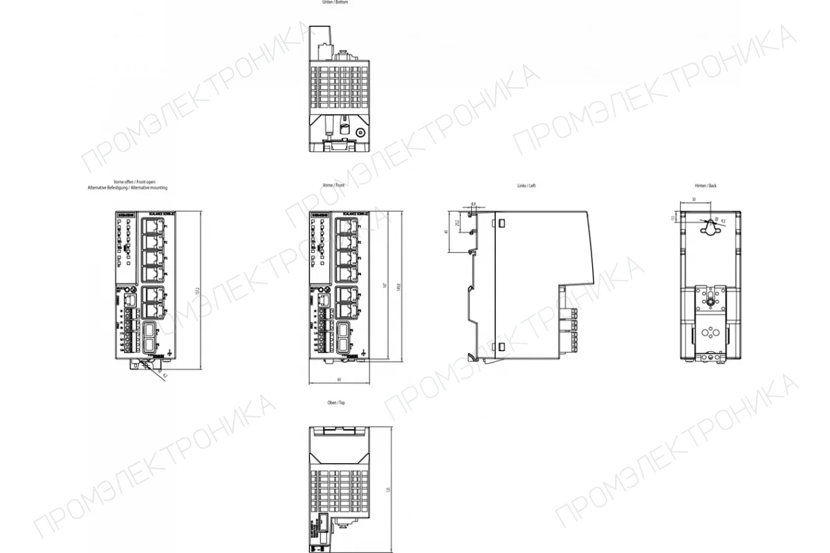 Siemens 6GK5632-2GS00-2AC2 — Модули серии SCALANCE S