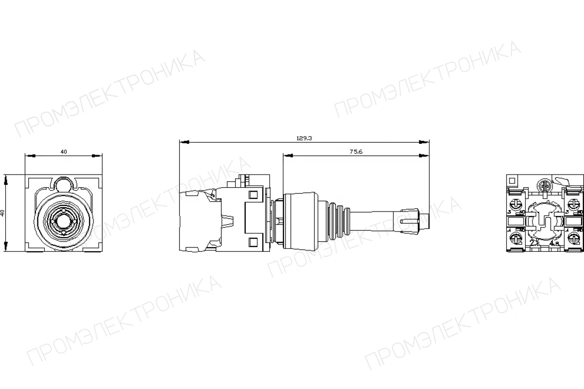 Siemens 3SU1130-7AF10-3QA0 — Координатный соединитель