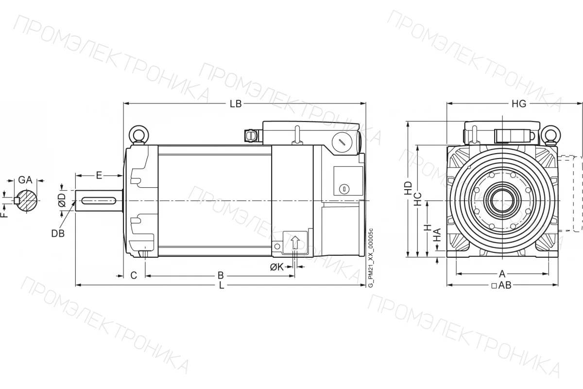 Siemens 6RA8097-4GS22-0AA0-Z L85+M08 — компонент приводной техники