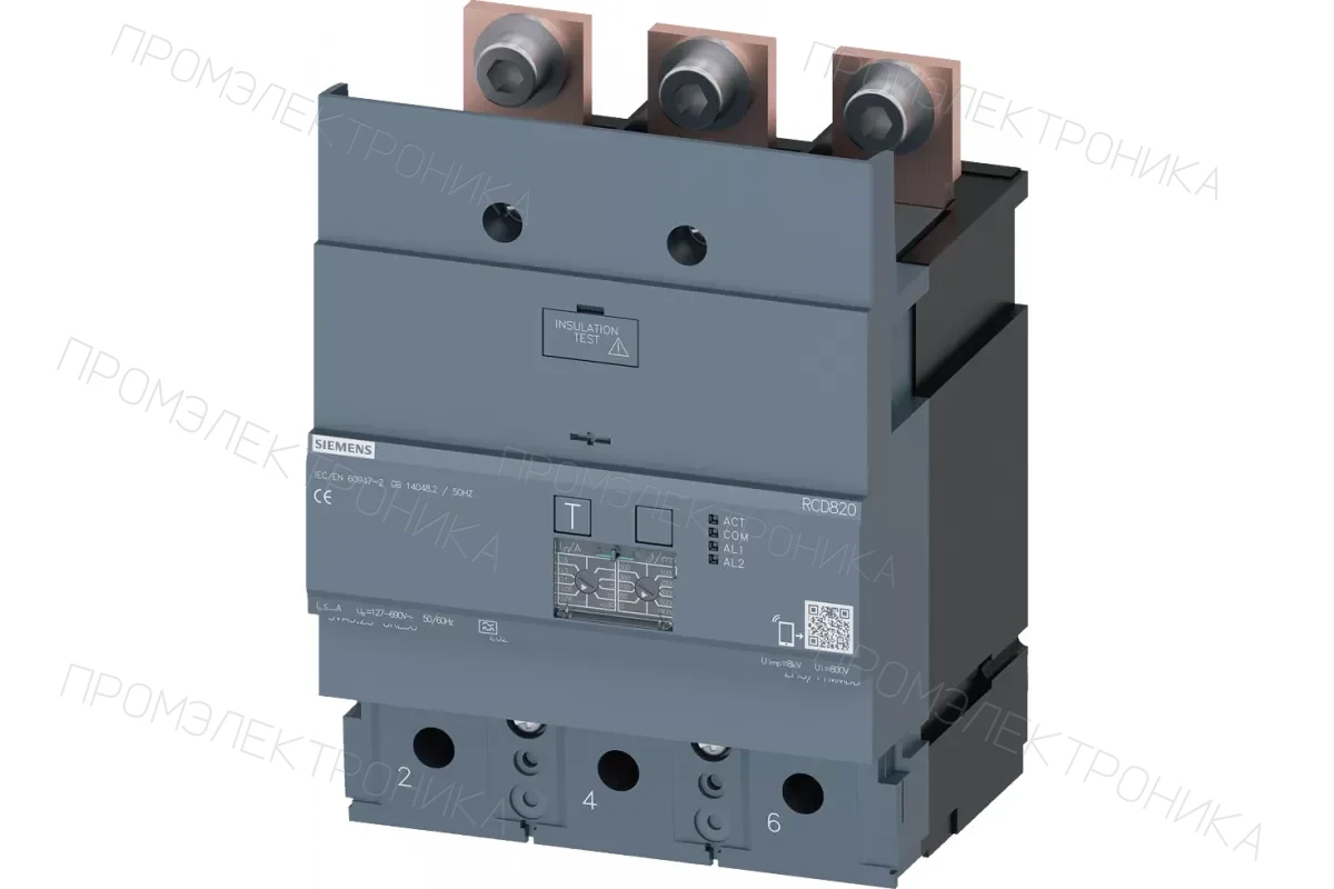 Siemens 3VA9324-0KP00 — Полный комплект втычного цоколя принадлежность для выключатель в литом корпусе