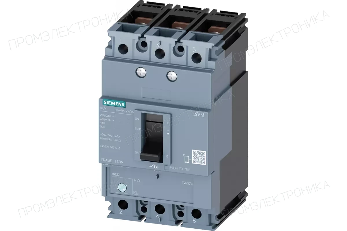 Siemens 3VM1116-3EE32-0AA0 — компонент энергетического оборудования