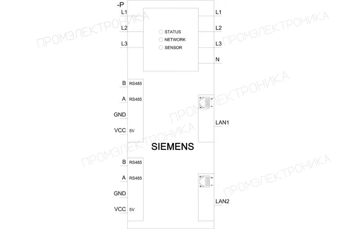 Siemens 7KM9900-0SA01-0AA0 — компонент энергетического оборудования