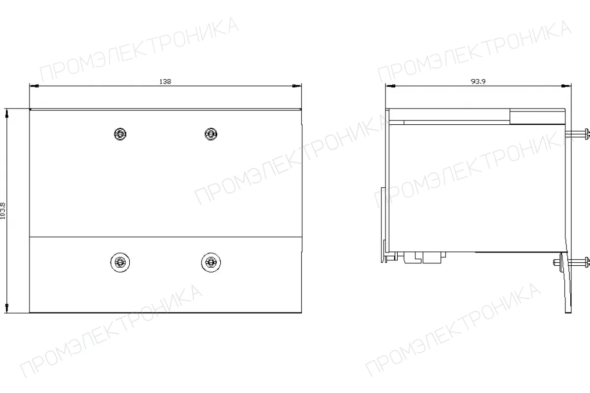Siemens 3VA9287-0GC01 — Дополнительная рукоятка для поворотного привода с установкой на дверь стандарт