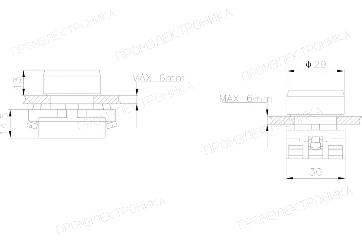 Siemens 3SB6030-4AA01-0YA0 — промышленный компонент