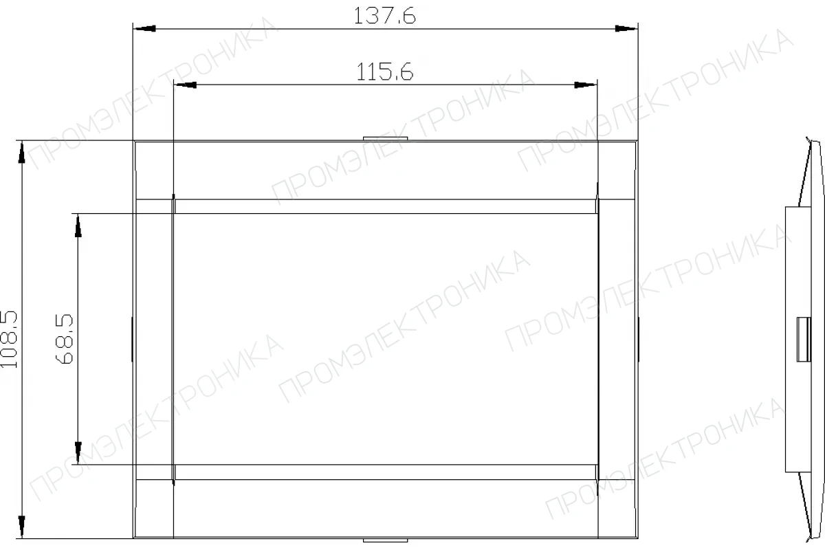 Siemens 3VA9354-0KB01 — Крышка клеммника втычн
