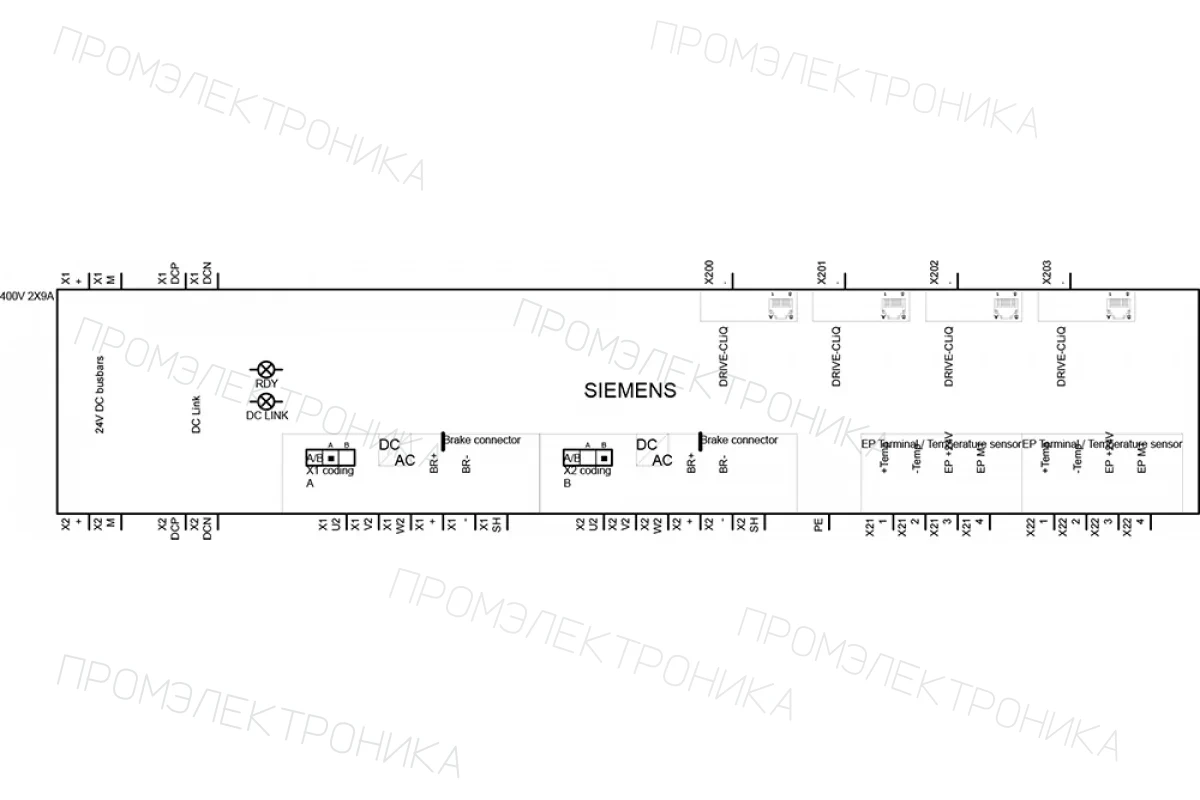 Siemens 6SL3121-1TE32-0AA0 — промышленный компонент