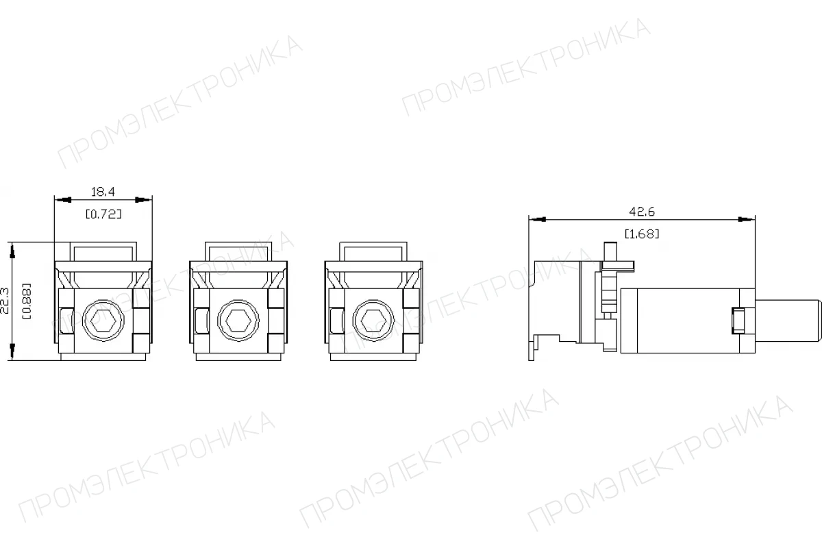 Siemens 3VA9133-0JA11 — Рамочная клемма