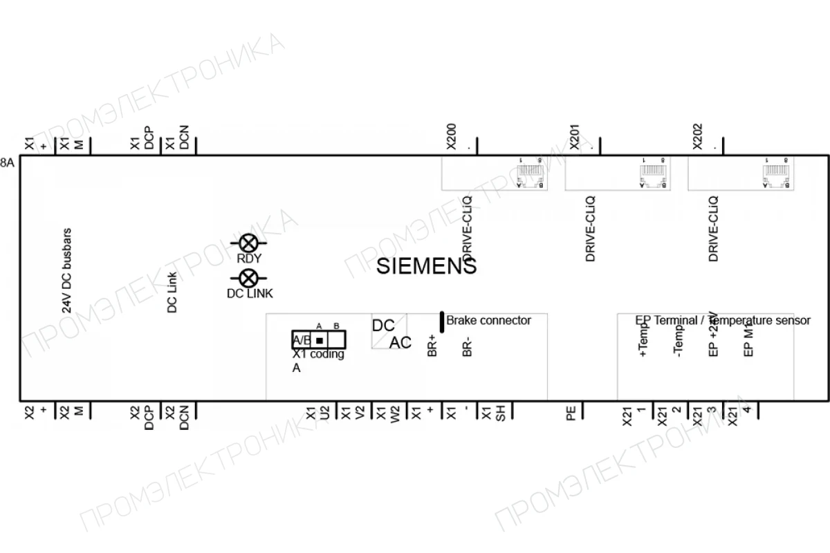 Siemens 6SL3126-1TE13-0AA4 — промышленный компонент