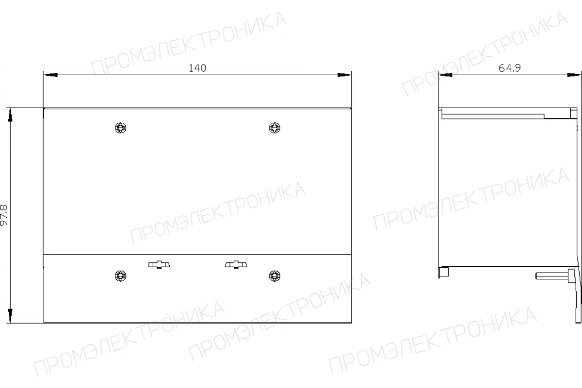 Siemens 3VA9254-0JG12 — Клемма для круглого провода с клеммой для вспомогательного провода