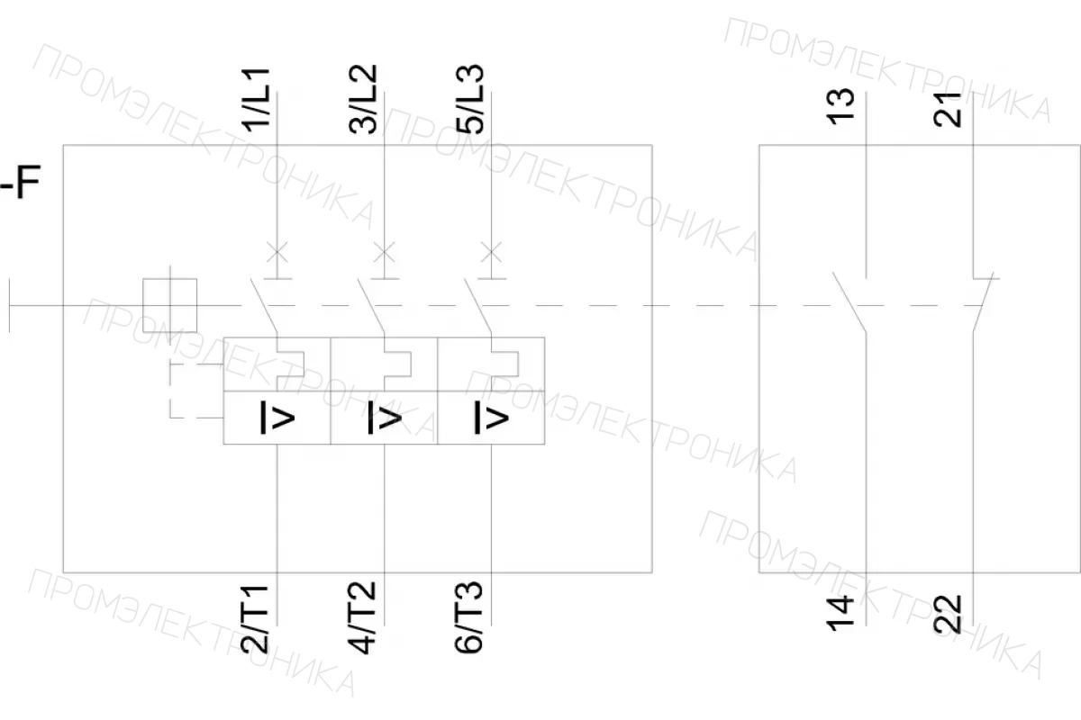 Siemens 3RV1021-1AA15 — ВЫКЛЮЧАТЕЛЬ АВТОМАТИЧЕСКИЙ