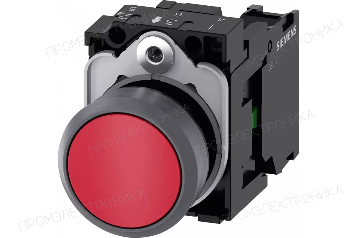 Siemens 3SU1130-0AB20-1BA0 — Кнопка
