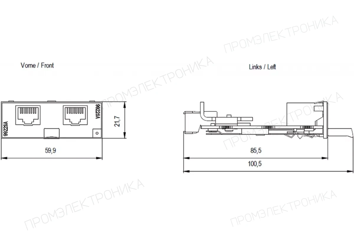 Siemens 6GK5992-2SA00-8AA0 — Конвертирующие модули для SCALANCE X-300
