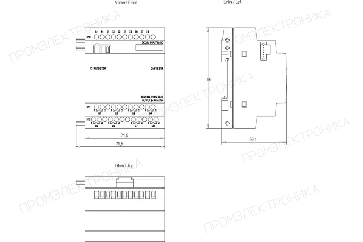 Siemens 6ED1056-1BA00-0AA0 — промышленный компонент