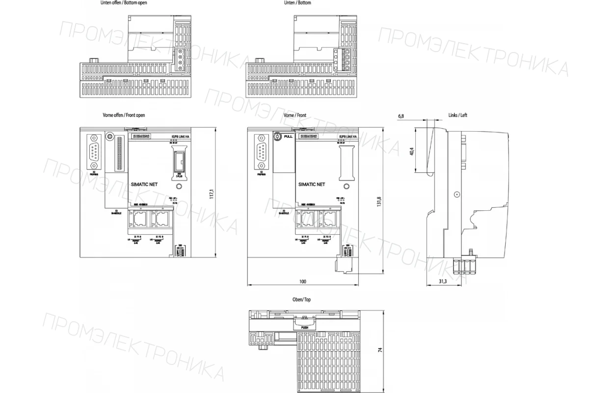 Siemens 6GK1162-3AA00 — компонент промышленной автоматизации