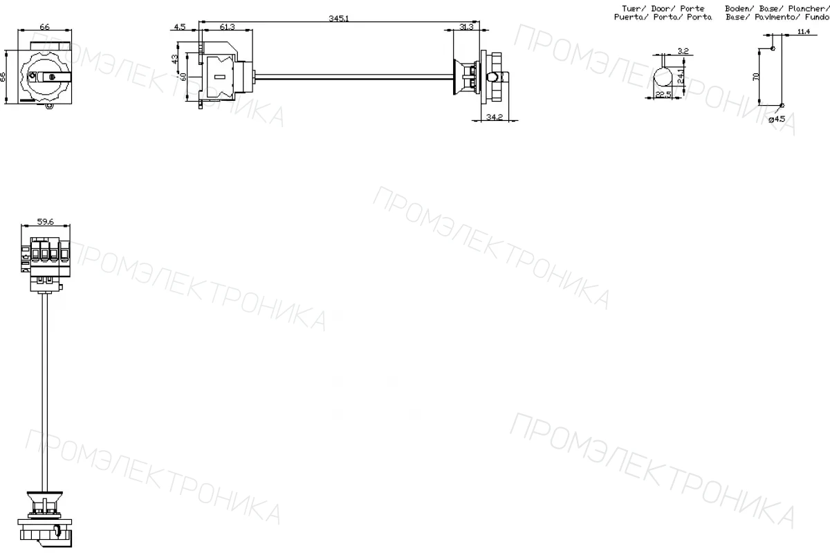 Siemens 3LD3048-1TL51 — Главный выключатель