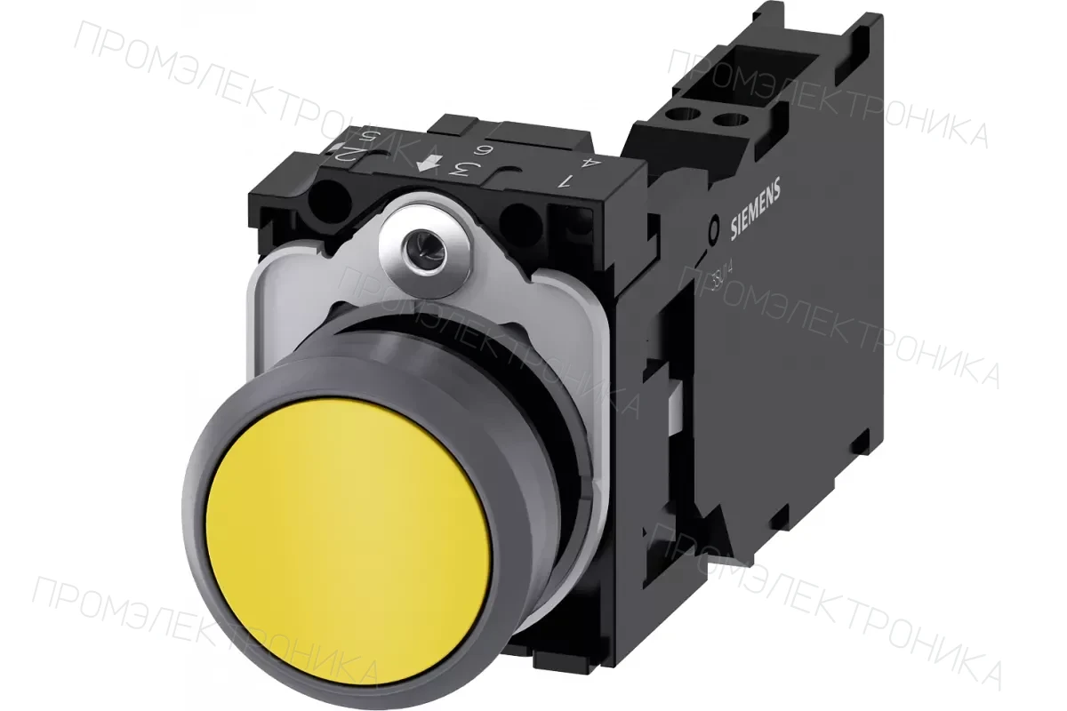 Siemens 3SU1130-0AB30-3FA0 — Кнопочный выключатель