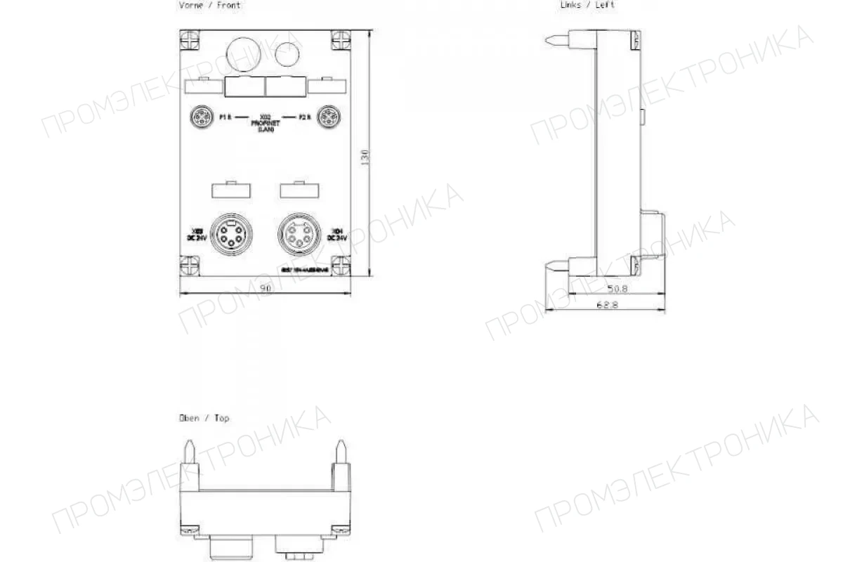 Siemens 6ES7194-3AA00-0BA0 — промышленный компонент