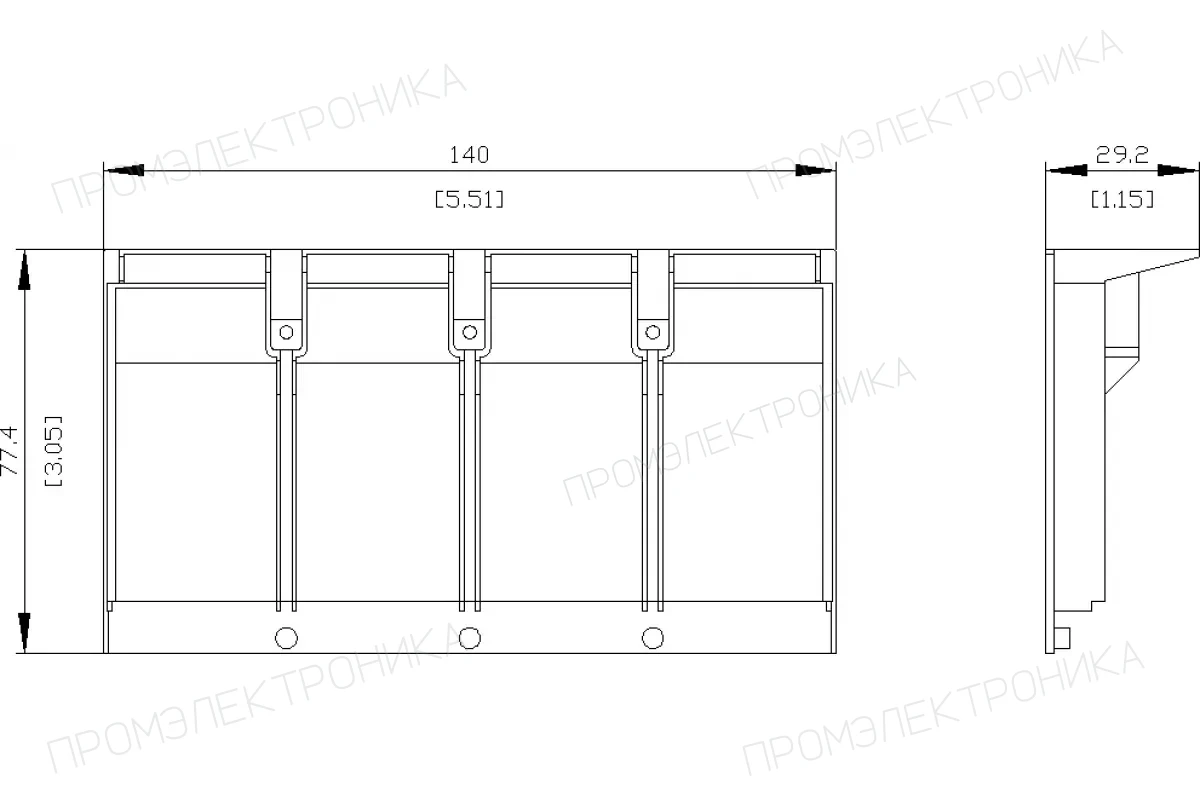 Siemens 3VA9271-0WJ40 — Изолирующая панель